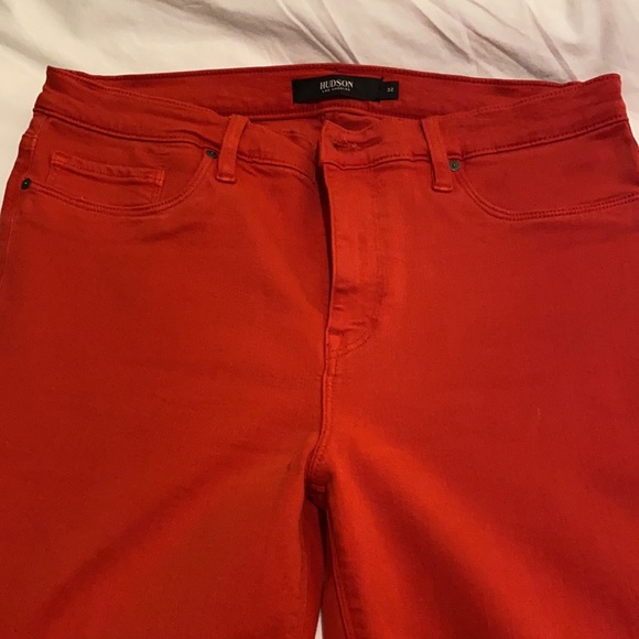 Hudson Nico Jeans in Red - Picture 5 of 10